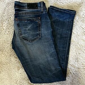 BUCKLE BLACK: Fit #146..Stone Washed Straight Leg Jeans EUC